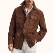 Brunello Cucinelli Suede Safari Jacket
