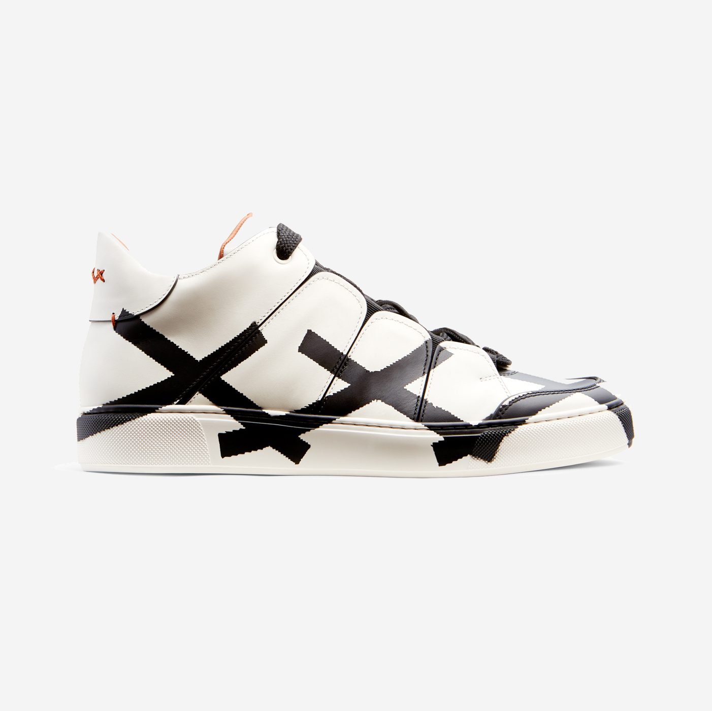 White Calf Tiziano High Sneakers