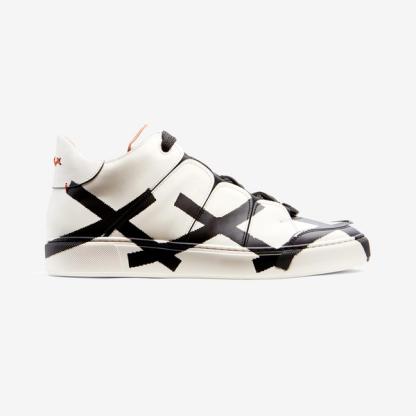 White Calf Tiziano High Sneakers