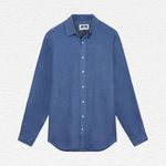 Love Brand Men’s Deep Blue Abaco Linen Shirt
