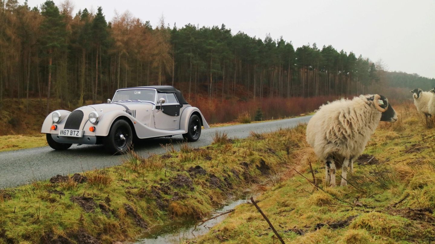 The Morgan Plus 4 is a Great British sports car