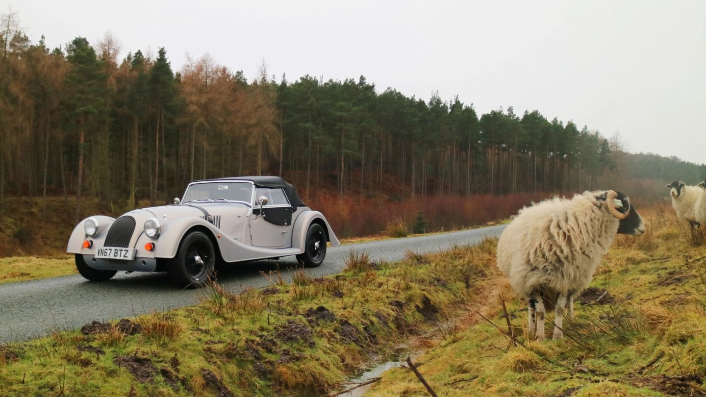 The Morgan Plus 4 is a Great British sports car
