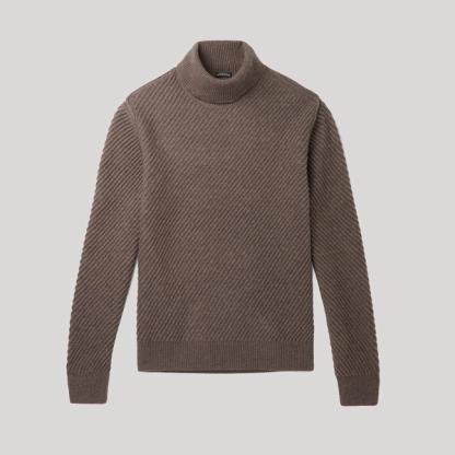 Hugo Boss Ribbed Silk and Cashmere Rollneck