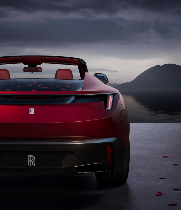 Rear of the Rolls-Royce La Rose Noire