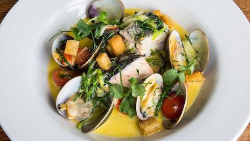Recipe of the week: Salmon, hake & clams