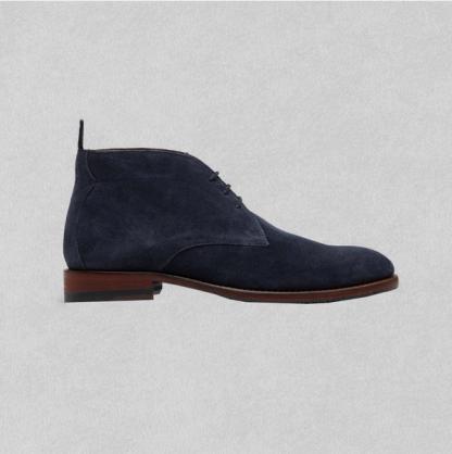 Oliver Sweeney Farleton Navy Suede Chukka Boot