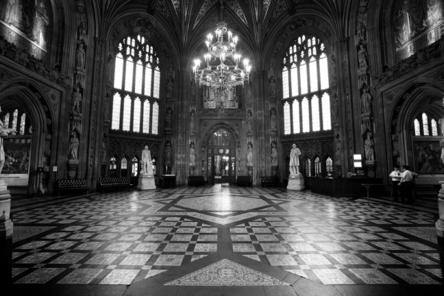 House of Lords and House of Commons lobby