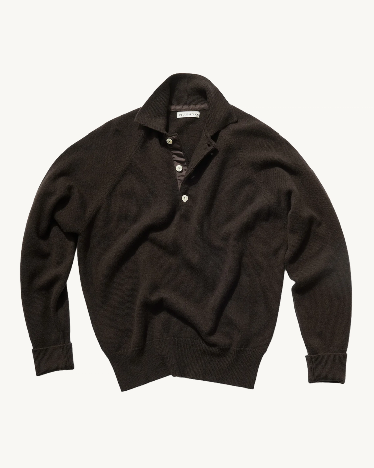 Cashman Sweater in Café Brown