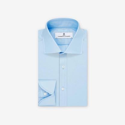 Dr. No Blue Cotton Shirt