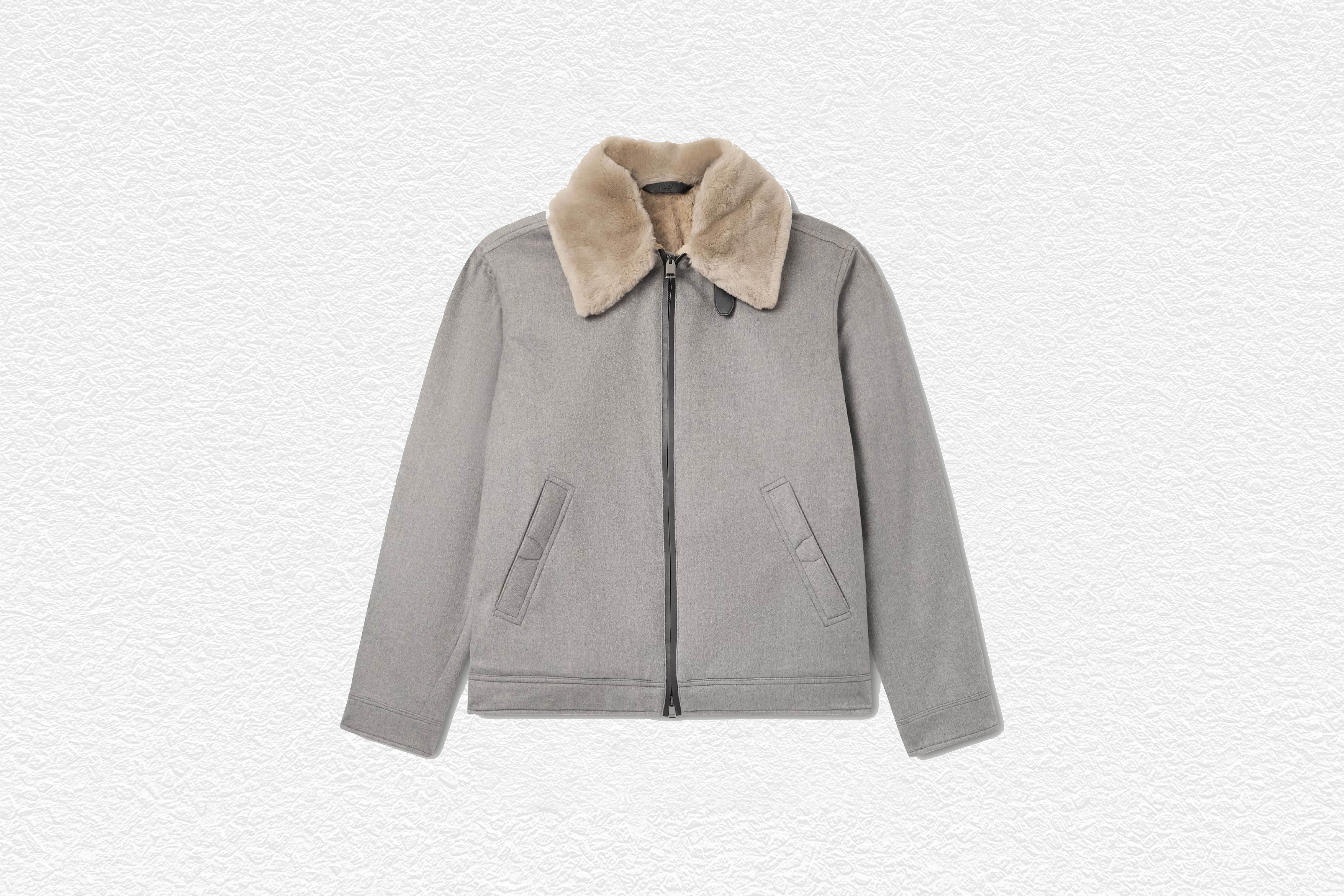 Cashmere Bomber Jacket