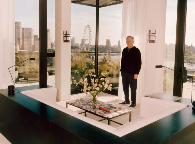 Nick Jones at St Clement overlooking the Thames