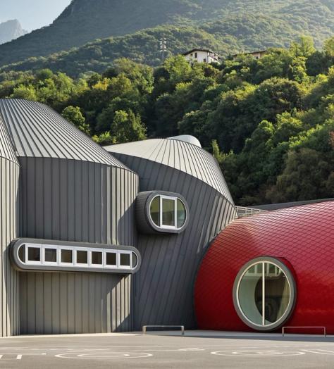 Inside Moto Guzzi’s historic home, reimagined