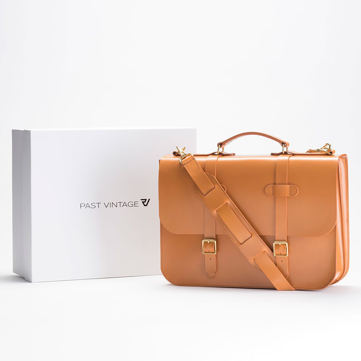 Past Vintage Leather Briefcase