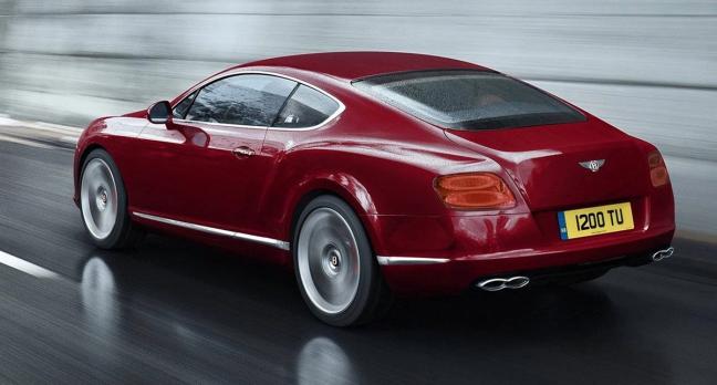 bentley continental gt v8 red