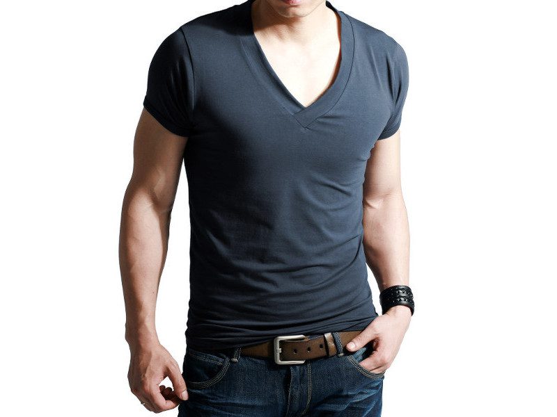 Men in v clearance necks