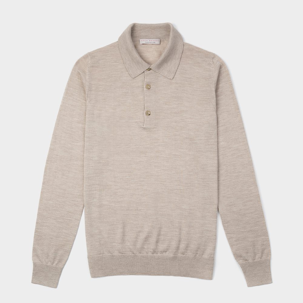 Luca Faloni Fine Silk-Cashmere Polo