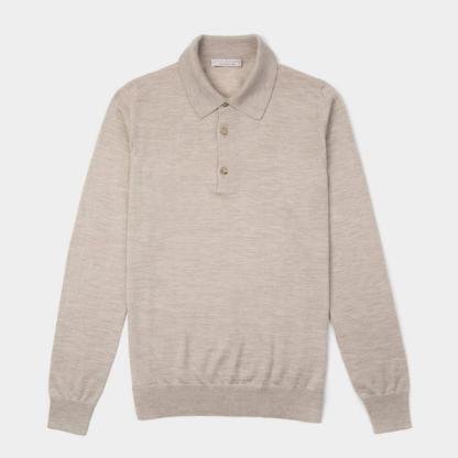 Luca Faloni Fine Silk-Cashmere Polo