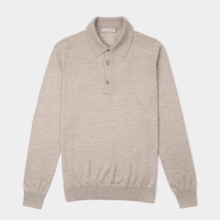 Luca Faloni Fine Silk-Cashmere Polo