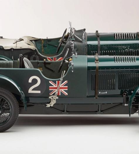 The Bentley Blower Jnr side by side with a Bentley Blower