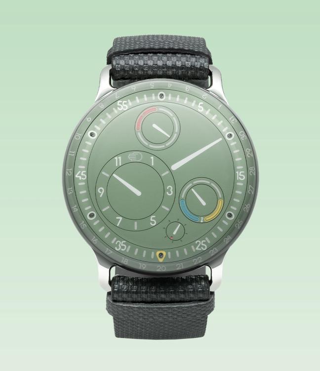 Ressence Type 3 EE in Eucalyptus Green