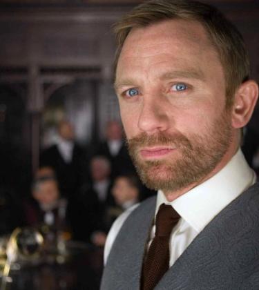 Daniel Craig as 007 James Bond with full beard