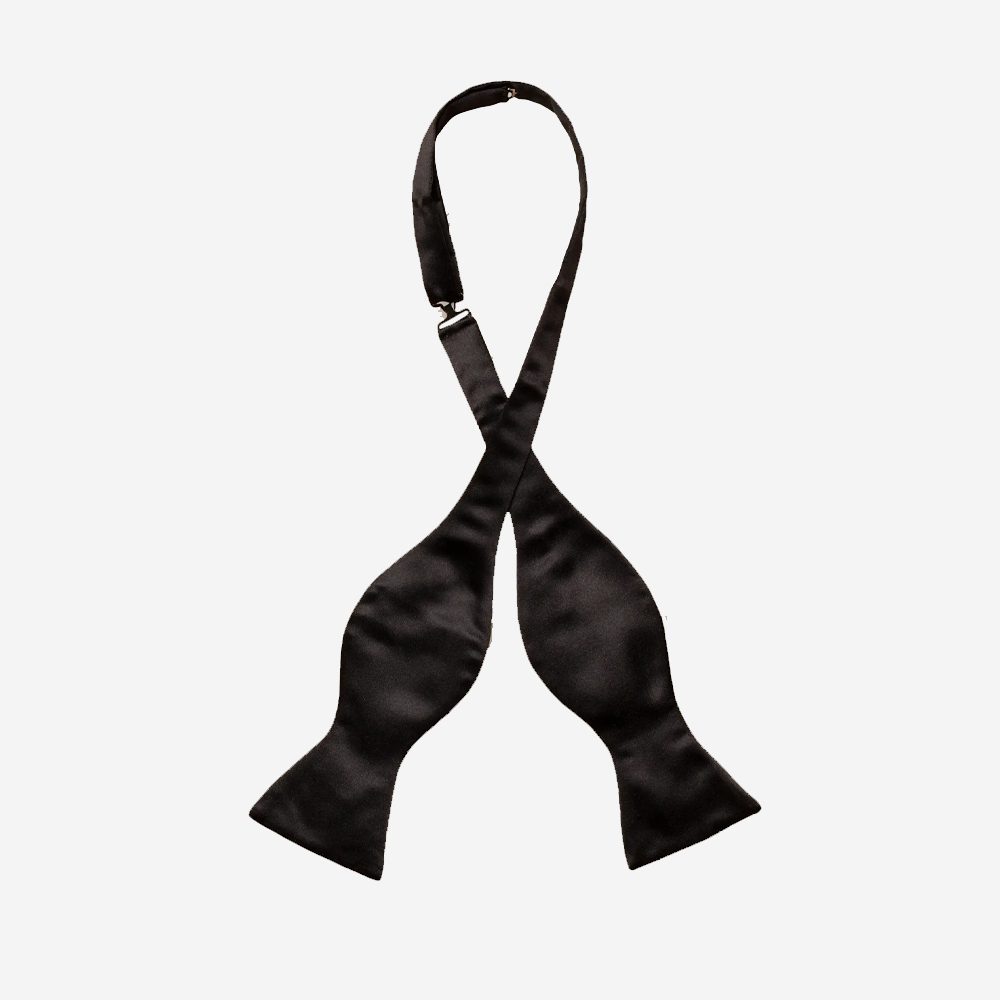 Eton Shirts Black Bow Tie