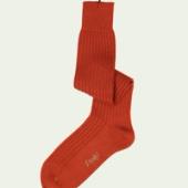 Drake’s Gentlemen’s Over-The-Calf Ply Lambswool Socks - Light Blue