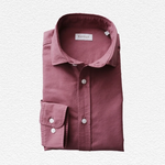 Kempt Vintage Rose Garment Dyed Cotton Long Sleeve Shirt