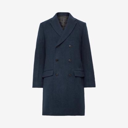 Club Monaco Double-Breasted Coat