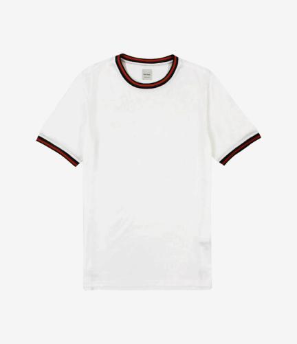 Paul Smith 'Artist Stripe' Collar T-Shirt