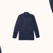 Drake’s Washed-Linen Overshirt