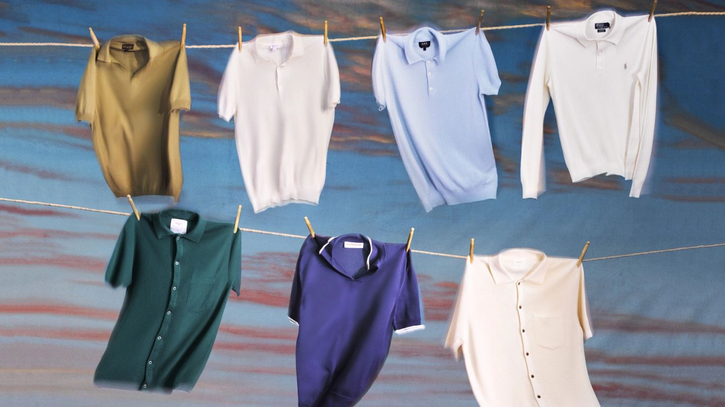 This summer, all your polo shirts should be knitted