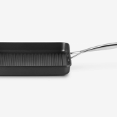 Toughened Non-Stick Square Grill with Long Handle 28cm