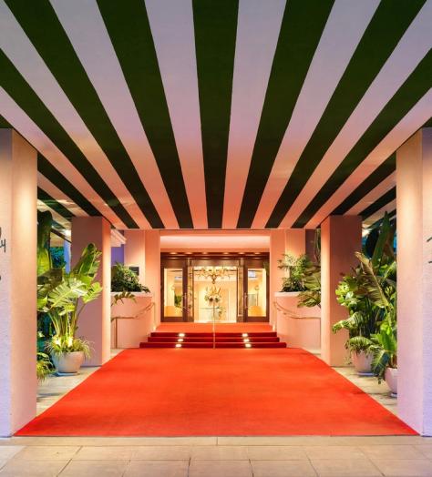 beverly hills hotel entrance