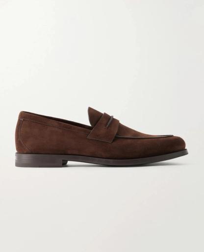 Suede Loafers
