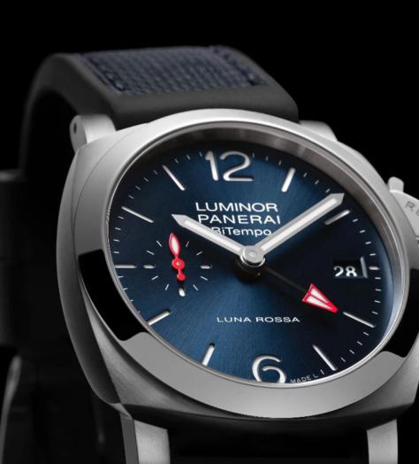 Panerai Luminor Quaranta Steel DLC Luna Rossa PAM01408