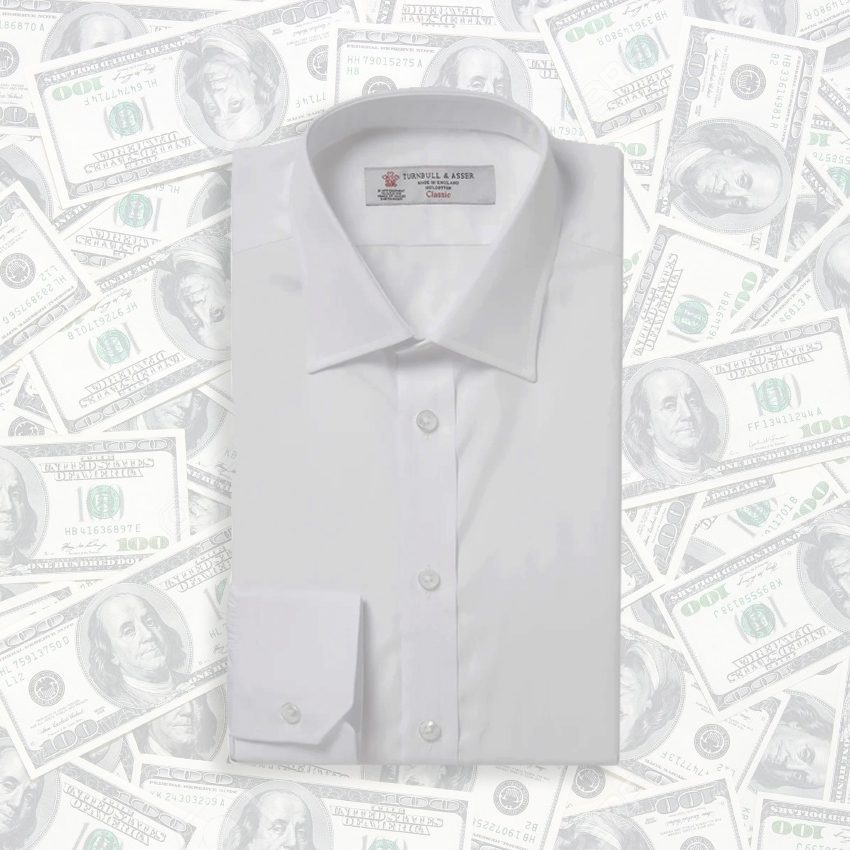 Turnbull & Asser White Cotton Shirt