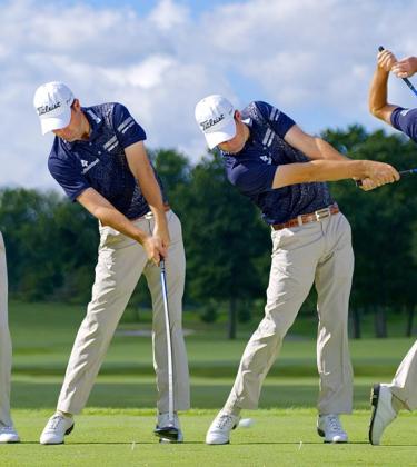 perfect golf swing simulation