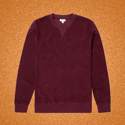 Sunspel Towelling Sweatshirt
