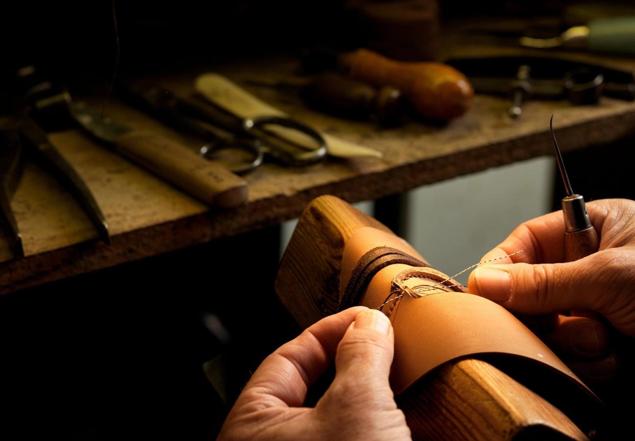 crockett and jones inside shoe making factory northampton