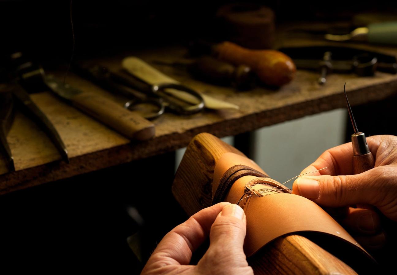 crockett and jones inside shoe making factory northampton