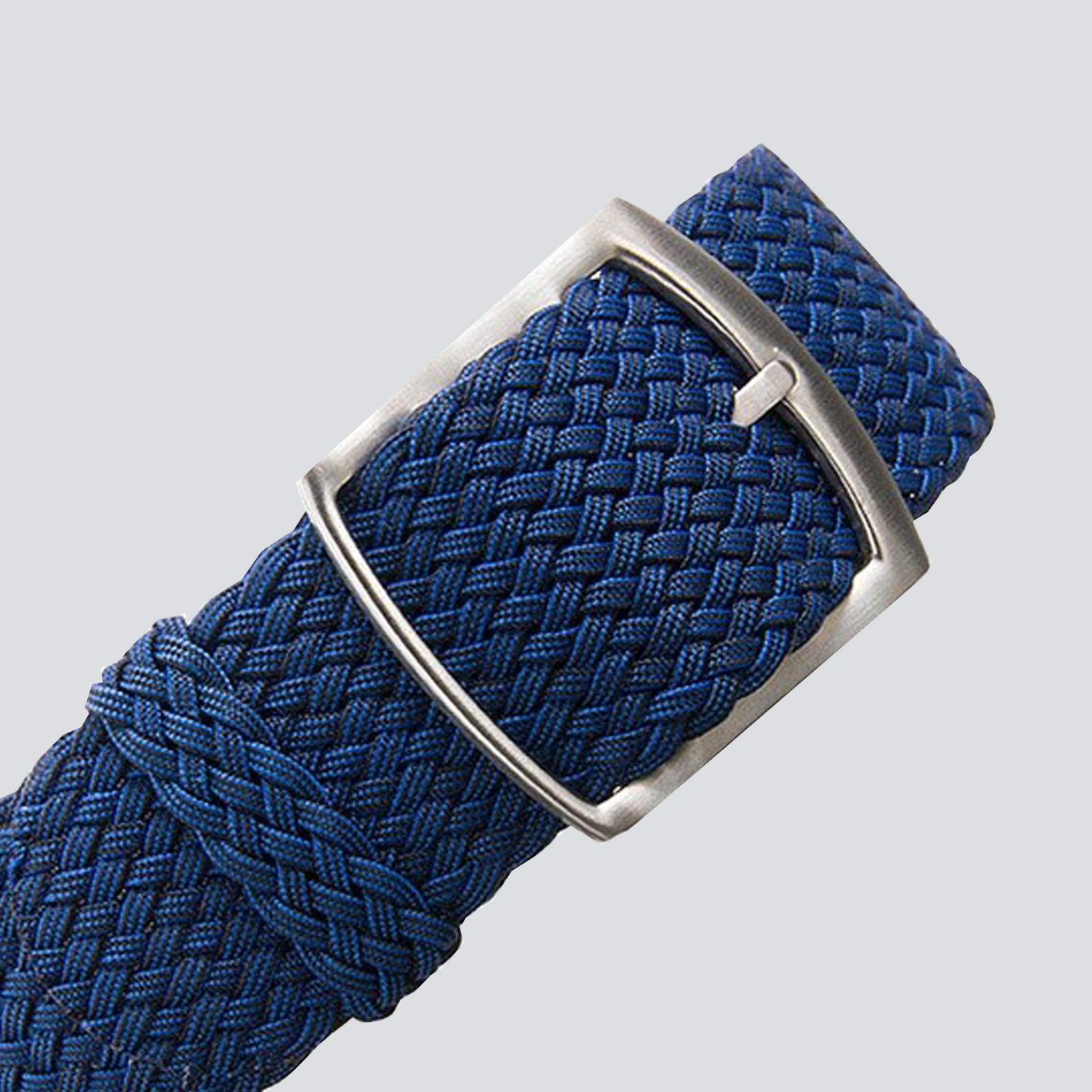 Crown & Buckle Navy Braided Perlon