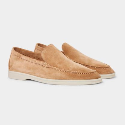 Loro Piana Summer Walk Suede Loafers