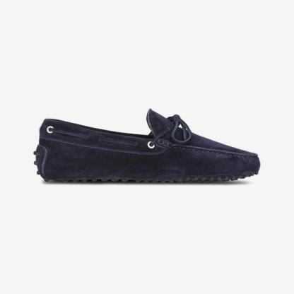 Aurélien Navy Suede Driving Shoes