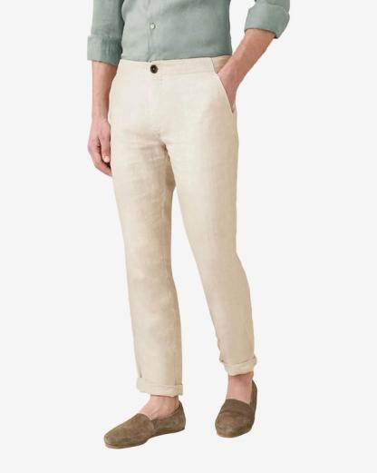 Luca Faloni linen chinos
