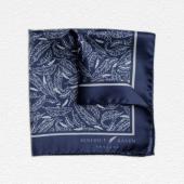 Benedict Raven Signature Silk Pocket Square