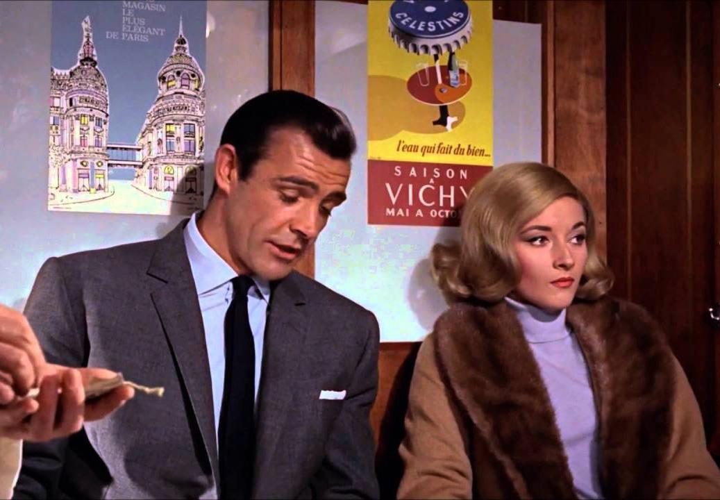 james bond grooming sean connery from russia with love turkey train tatiana