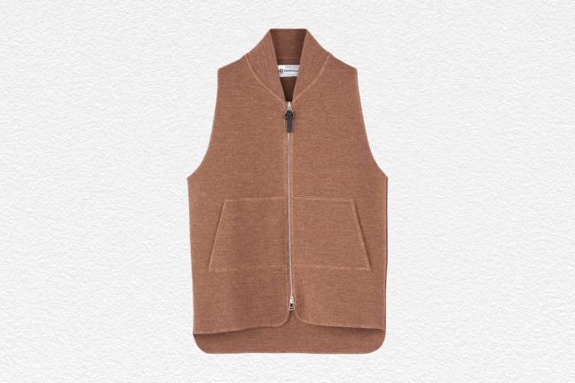 Connolly Vicuna Wool Drop Back Car Vest