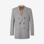 Brunello Cucinelli double breasted linen jacket