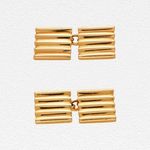 Gold Cartier Cufflinks